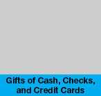 Gifts of Cash, Check, and Credit Cards Rollover